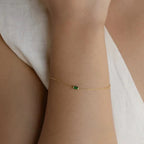 Βραχιόλι με Πολύχρωμη Πέτρα Γέννησης