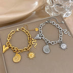 Βραχιόλι με Ήλιο και Κοχύλια για Άντρες ή Γυναίκες 