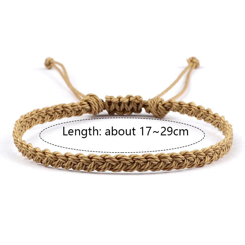 Λεπτό και ρυθμιζόμενο βραζιλιάνικο βραχιόλι