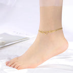 Βραχιόλι καρδιά και φτερά αγγέλου χρυσό