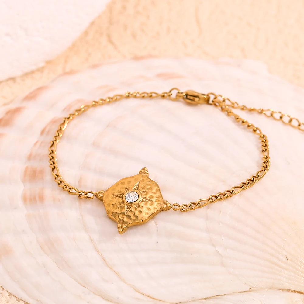 Βραχιόλι Πυξίδα Γυναικείο Πυξίδα Ρόδου των Ανέμων