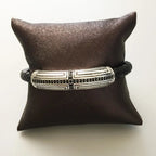 Βραχιόλι Rustic Σταυρός από Δέρμα - Exception®