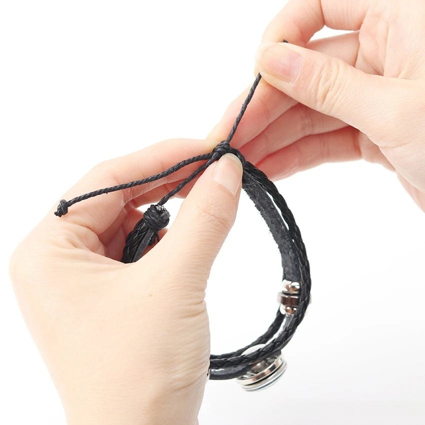 Δερμάτινο Βραχιόλι Ζώδιο 12 Αστερισμοί 