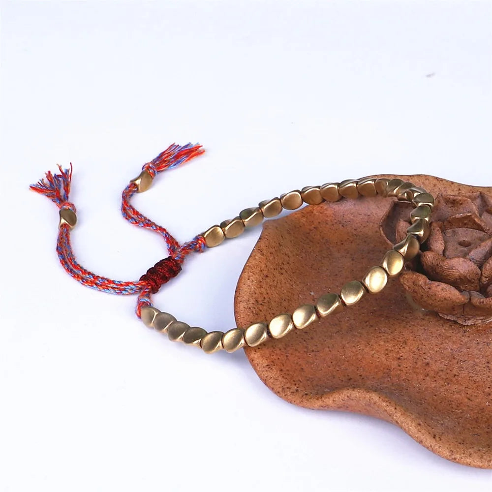 Βραχιόλι Τύχης Θιβετιανό Χαλκός 