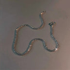 Κομψό βραχιόλι αστραγάλου ασημί