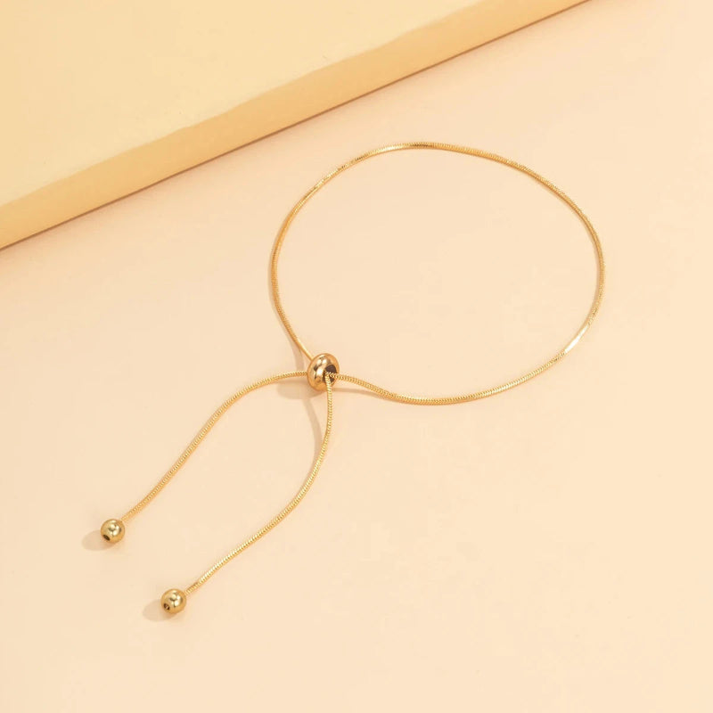 Bracelet de Cheville Noeud or