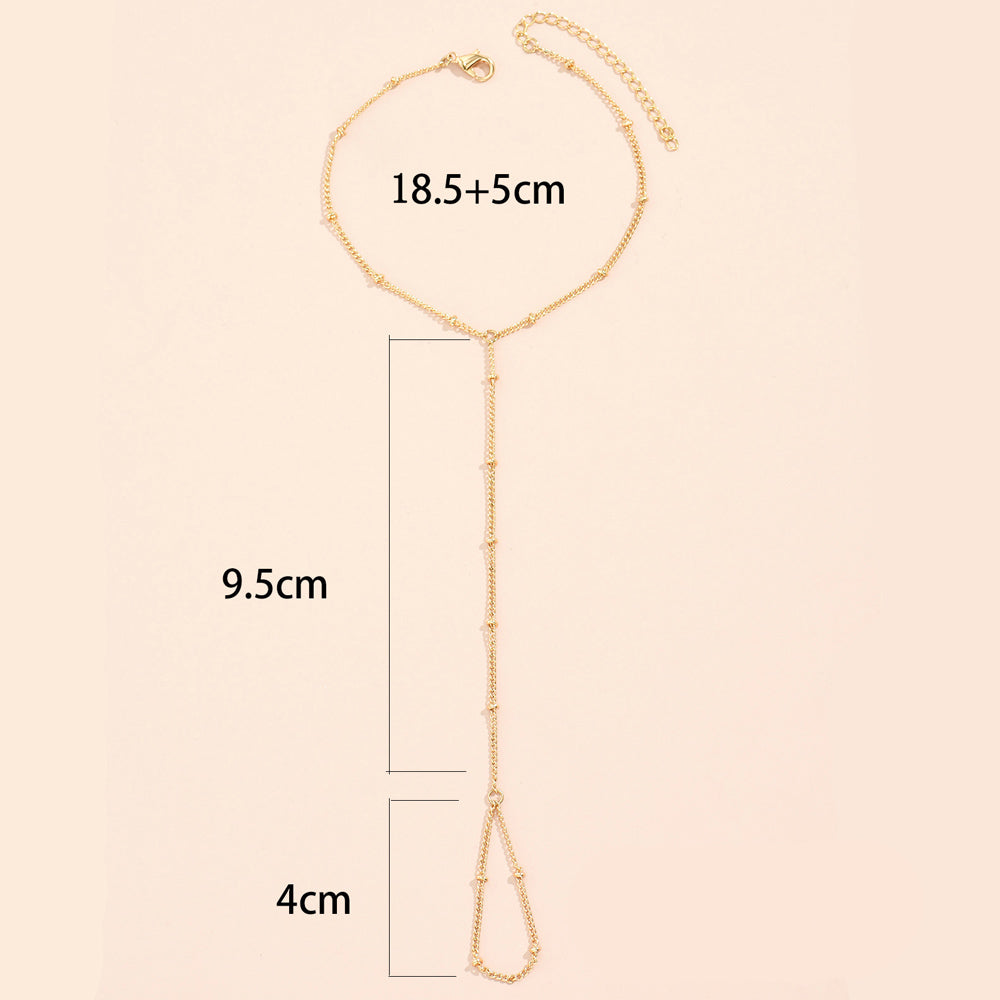 Βραχιόλι Χειρός Κόσμημα Αλυσίδα Γυναικεία Χέρι & Δάχτυλο