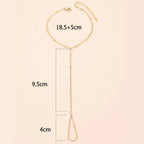 Βραχιόλι Χειρός Κόσμημα Αλυσίδα Χεριού & Δακτύλου Γυναικείο