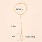 Βραχιόλι Χειρός Κοσμήματα Γυναικεία Αλυσίδα Δακτύλου & Χειρός