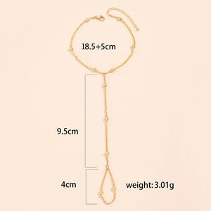 Βραχιόλι Χειρός Κοσμήματα Γυναικεία Αλυσίδα Δακτύλου & Χειρός