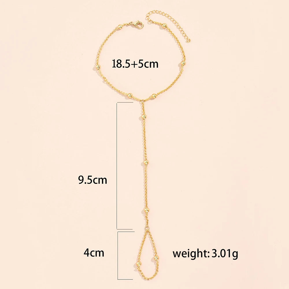 Βραχιόλι Χειρός Κοσμήματα Γυναικεία Αλυσίδα Δακτύλου & Χειρός