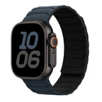 Μαγνητικό λουράκι αντικατάστασης για Apple Watch μπλε μαύρο