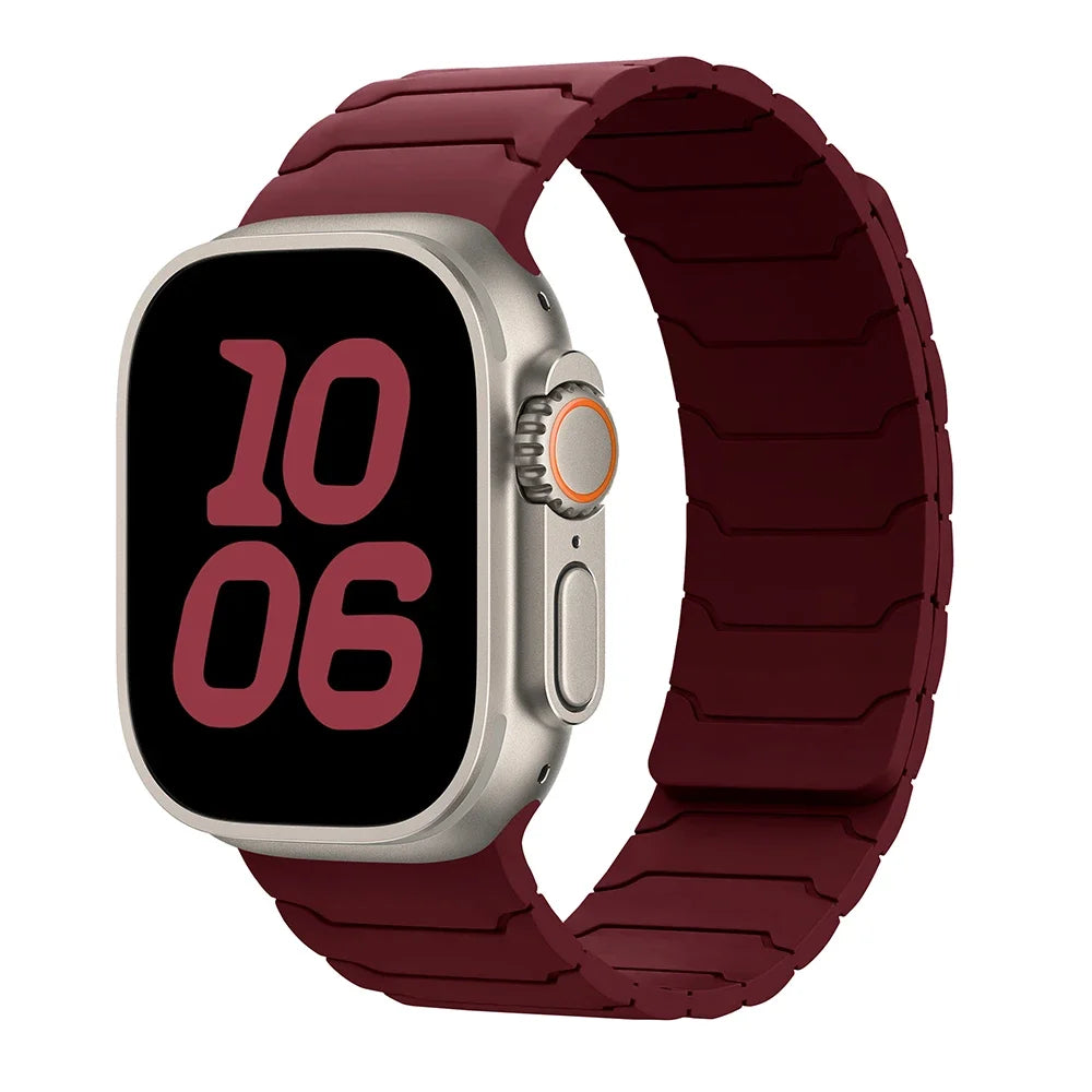 Μαγνητικό λουράκι αντικατάστασης για Apple Watch κόκκινο