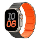 Μαγνητικό λουράκι αντικατάστασης για Apple Watch γκρι πορτοκαλί