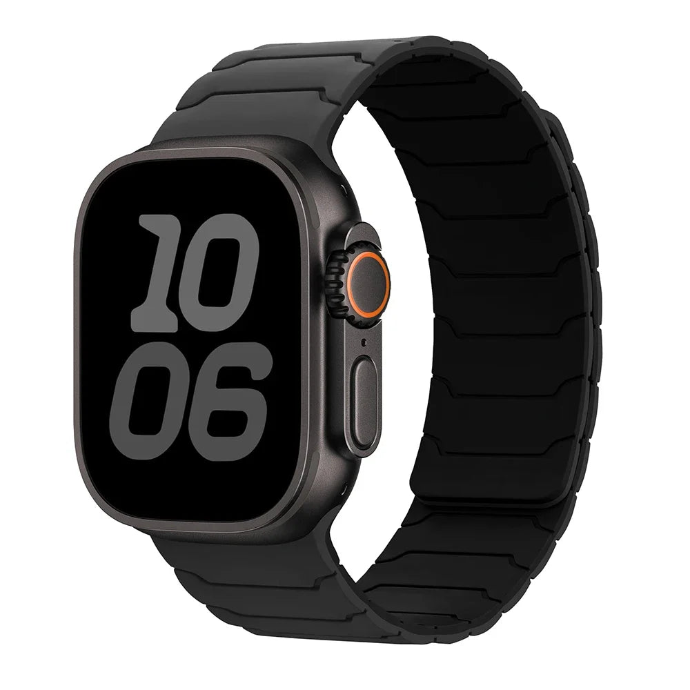 Μαγνητικό λουράκι αντικατάστασης για Apple Watch μαύρο