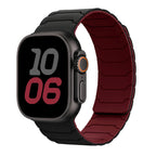 Μαγνητικό λουράκι αντικατάστασης για Apple Watch μαύρο κόκκινο