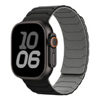 Μαγνητικό λουράκι αντικατάστασης για Apple Watch μαύρο γκρι