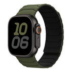 Μαγνητικό λουράκι αντικατάστασης για Apple Watch πράσινο μαύρο