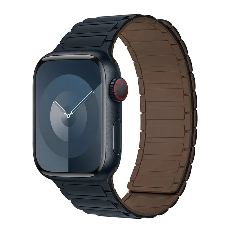 Μαγνητικό ανταλλακτικό λουράκι για Apple Watch πράσινο καφέ