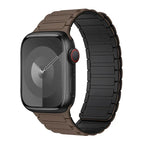 Μαγνητικό ανταλλακτικό λουράκι για Apple Watch καφέ μαύρο