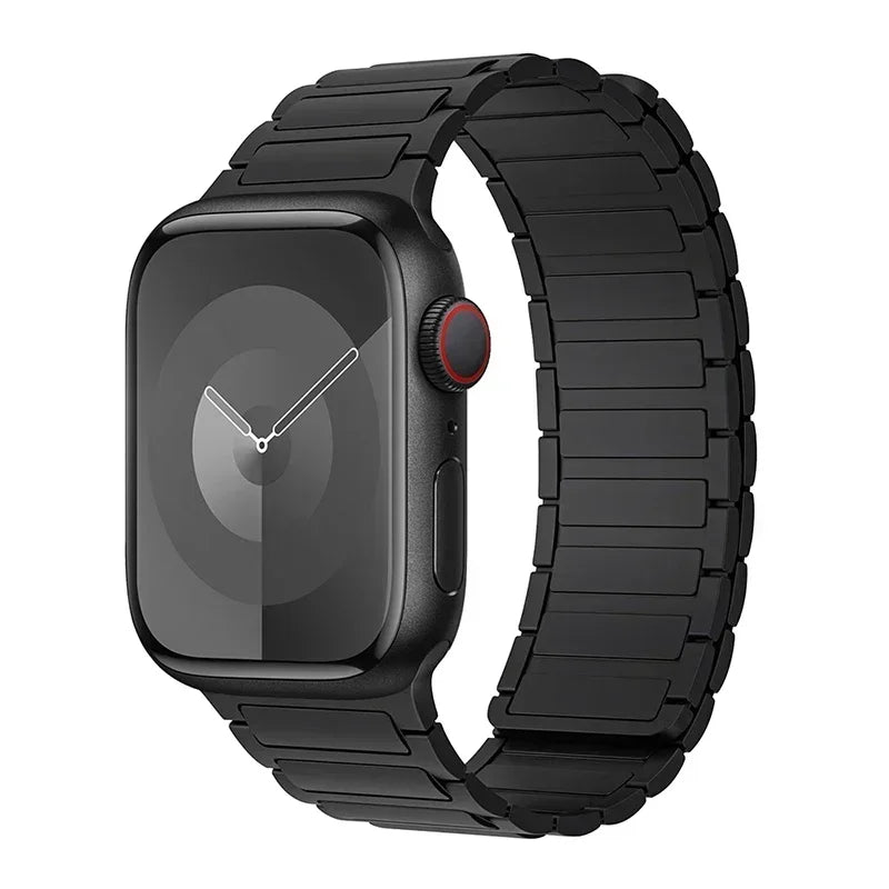 Μαγνητικό ανταλλακτικό λουράκι για Apple Watch μαύρο