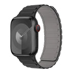 Μαγνητικό ανταλλακτικό λουράκι για Apple Watch μαύρο και γκρι