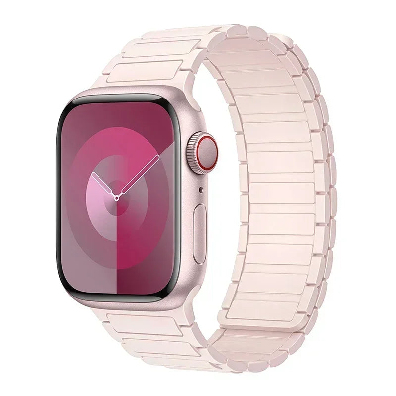 Μαγνητικό ανταλλακτικό λουράκι για Apple Watch ροζ