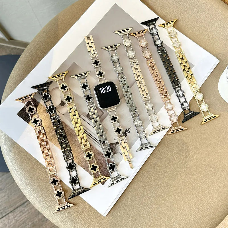 Ανταλλακτικό λουράκι για Apple Watch - σχέδιο τριφύλλι