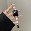 Ανταλλακτικό λουράκι για Apple Watch - σχέδιο τριφύλλι χρυσό
