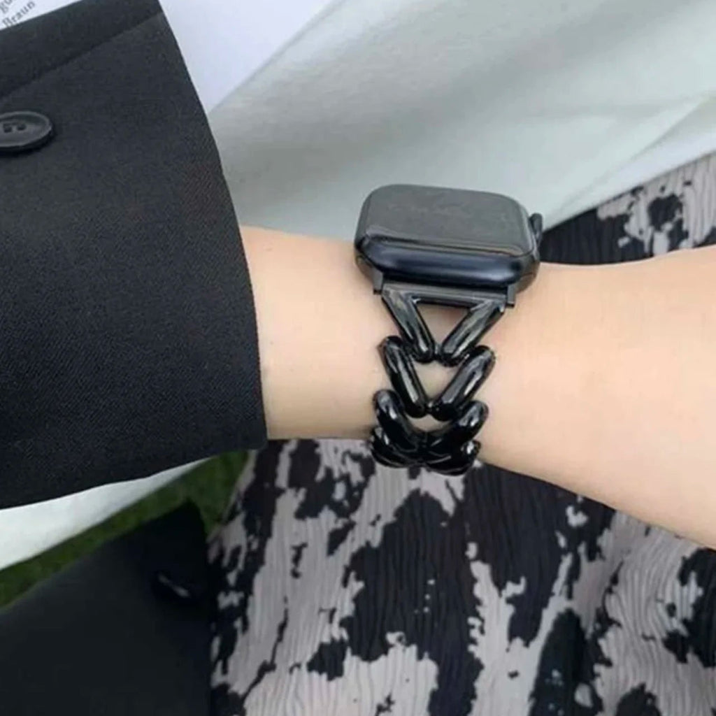 Λουράκι αντικατάστασης για Apple Watch από μαύρο ατσάλι