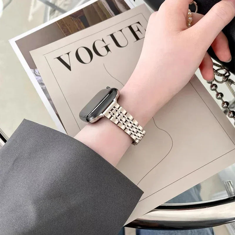Ανταλλακτικό βραχιόλι για <span data-glossary-id="Apple Watch">Apple Watch</span> από ανοξείδωτο ατσάλι