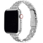 Ανταλλακτικό βραχιόλι για <span data-glossary-id="Apple Watch">Apple Watch</span> από ανοξείδωτο ατσάλι σε ασημί χρώμα