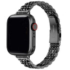 Ανταλλακτικό βραχιόλι για <span data-glossary-id="Apple Watch">Apple Watch</span> από ανοξείδωτο ατσάλι σε μαύρο χρώμα