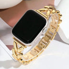 Λουράκι αντικατάστασης για Apple Watch από χρυσό ατσάλι