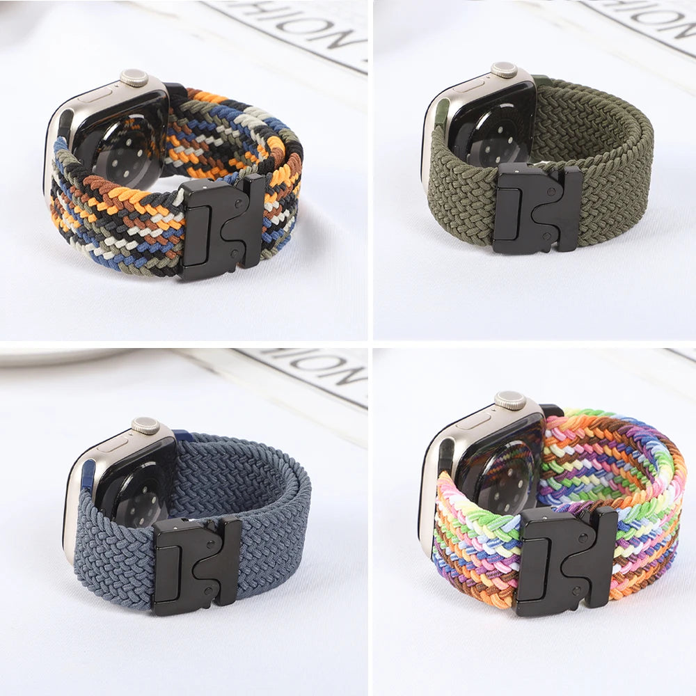 Ανταλλακτικό βραχιόλι για <span data-glossary-id="Apple Watch">Apple Watch</span> από σχοινί αλεξίπτωτου 