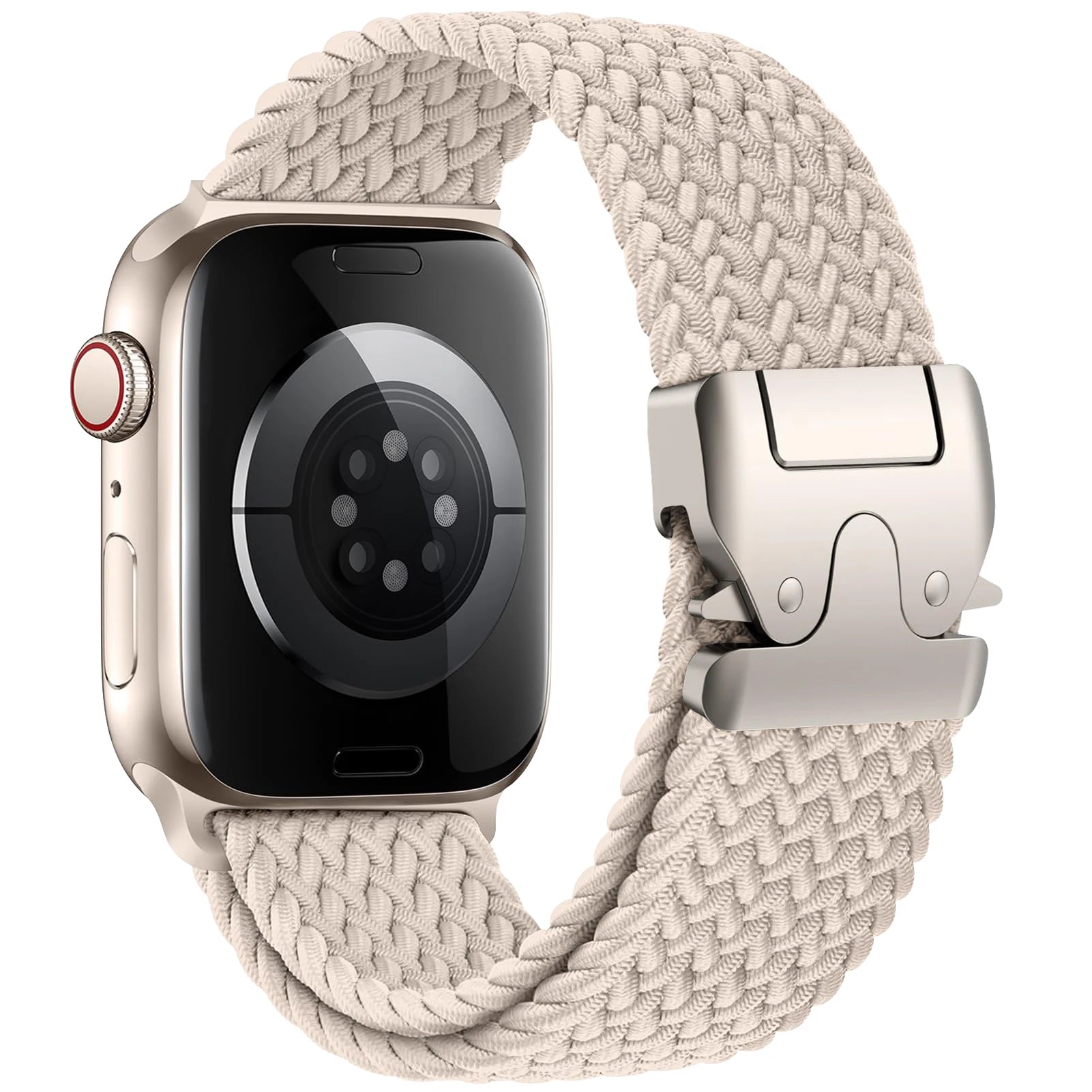 Ανταλλακτικό βραχιόλι για <span data-glossary-id="Apple Watch">Apple Watch</span> από μπεζ σχοινί αλεξίπτωτου
