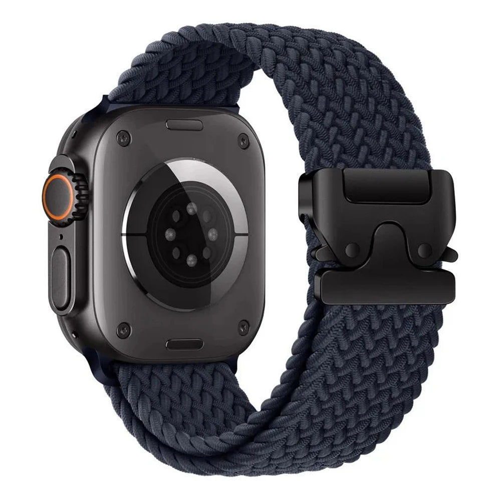 Ανταλλακτικό βραχιόλι για <span data-glossary-id="Apple Watch">Apple Watch</span> από σκούρο μπλε σχοινί αλεξίπτωτου