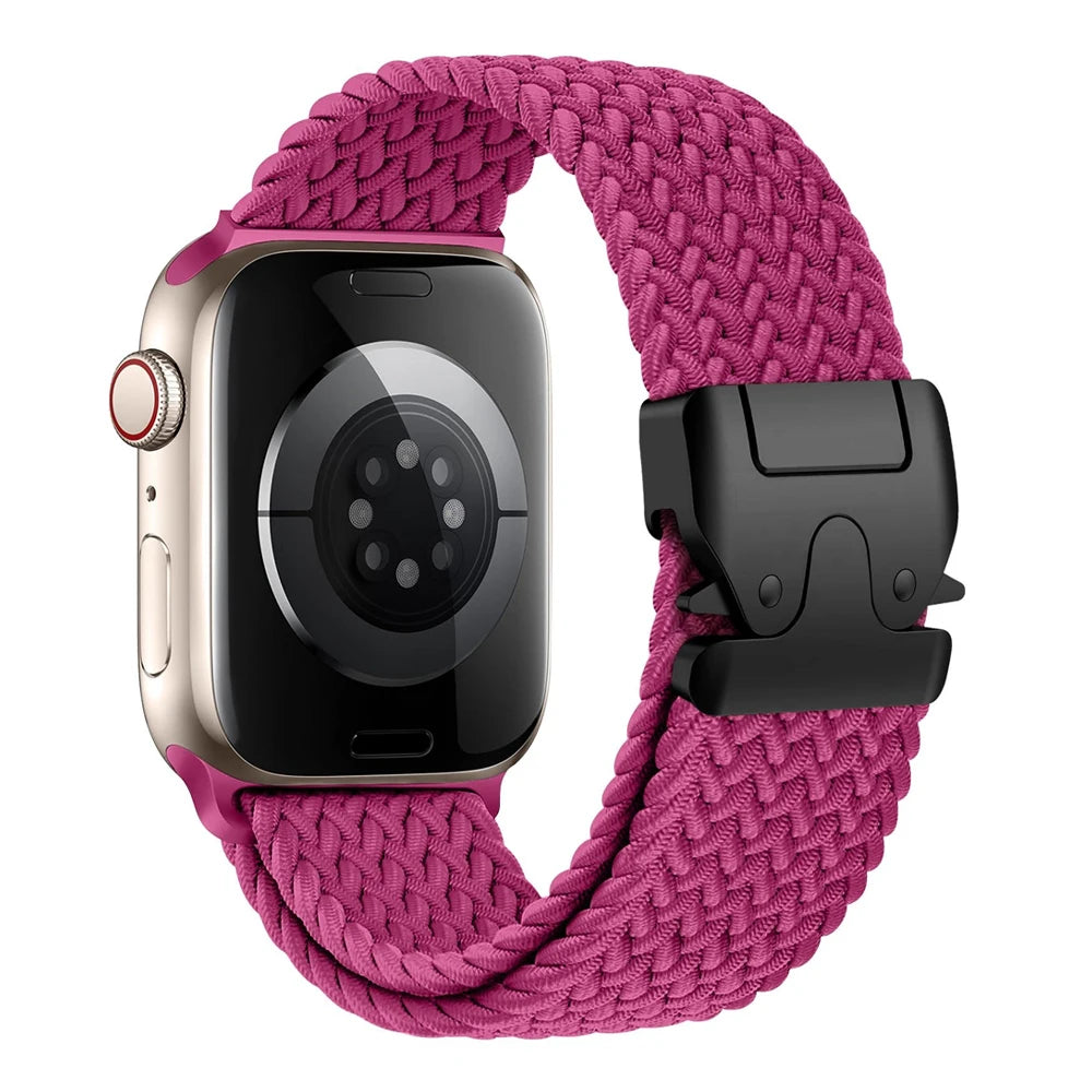 Ανταλλακτικό βραχιόλι για <span data-glossary-id="Apple Watch">Apple Watch</span> από φούξια σχοινί αλεξίπτωτου