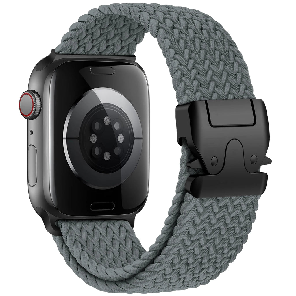 Ανταλλακτικό βραχιόλι για <span data-glossary-id="Apple Watch">Apple Watch</span> από γκρι σχοινί αλεξίπτωτου