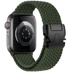Ανταλλακτικό βραχιόλι για <span data-glossary-id="Apple Watch">Apple Watch</span> από πράσινο σχοινί αλεξίπτωτου