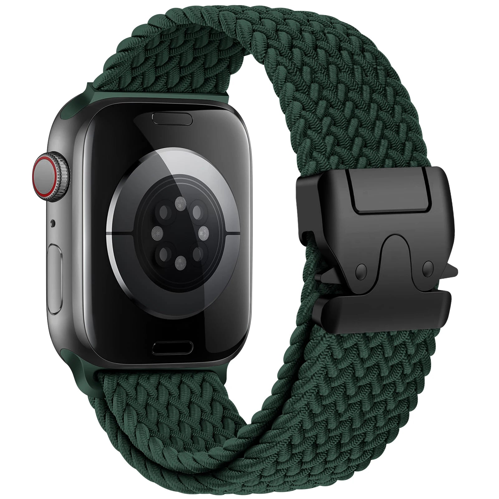 Ανταλλακτικό βραχιόλι για <span data-glossary-id="Apple Watch">Apple Watch</span> από πράσινο σχοινί αλεξίπτωτου