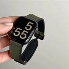 Ανταλλακτικό λουράκι για Apple Watch από πράσινο δέρμα