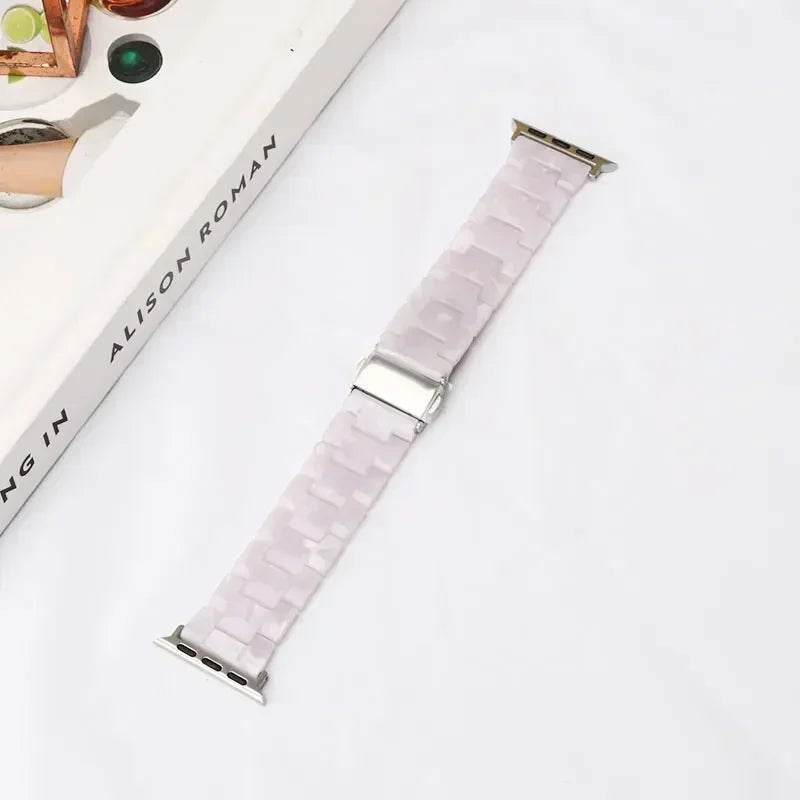 Ανταλλακτικό βραχιόλι για <span data-glossary-id="Apple Watch">Apple Watch</span> από ρητίνη σε λευκό χρώμα