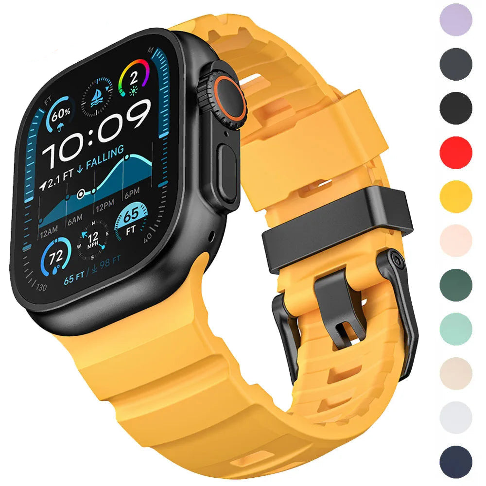 Ανταλλακτικό λουράκι για Apple Watch από παχύ σιλικόνη