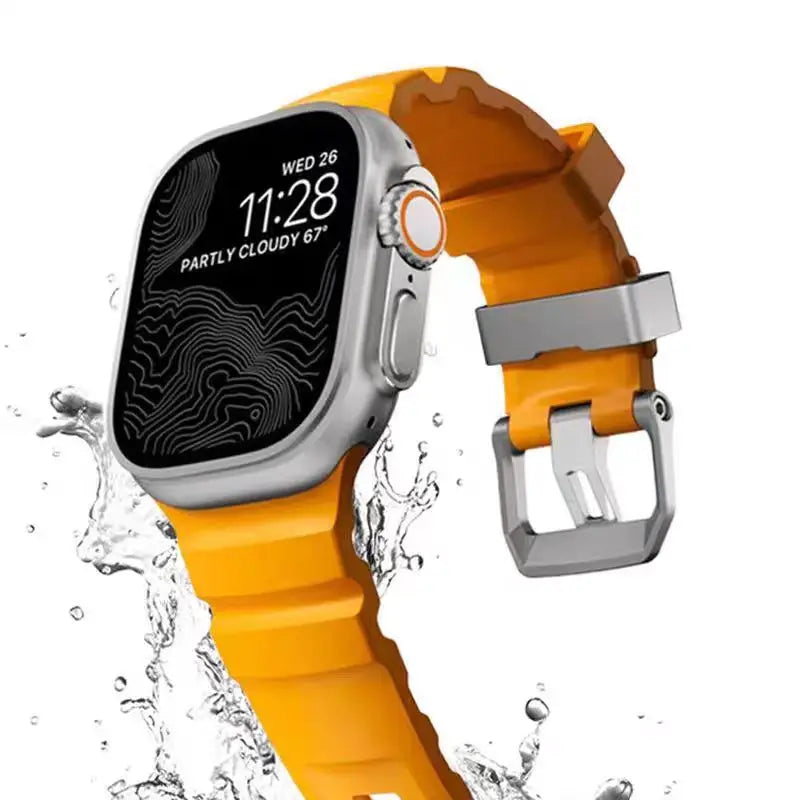 Ανταλλακτικό λουράκι για Apple Watch από παχύ σιλικόνη