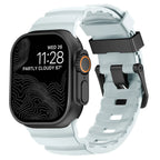 Ανταλλακτικό λουράκι για Apple Watch από παχύ μπλε σιλικόνη