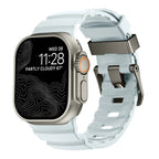 Ανταλλακτικό λουράκι για Apple Watch από παχύ μπλε σιλικόνη