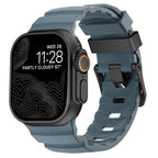Ανταλλακτικό λουράκι για Apple Watch από παχύ μπλε σιλικόνη