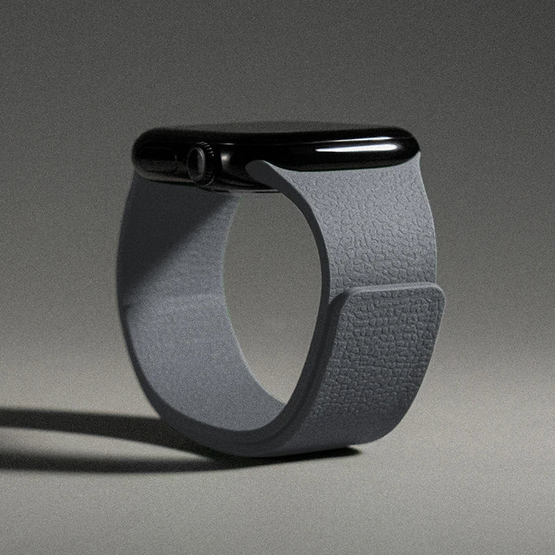 Ανταλλακτικό λουράκι για Apple Watch από μαγνητικό σιλικόνη γκρι