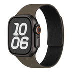Ανταλλακτικό λουράκι για Apple Watch από μαγνητικό σιλικόνη καφέ μαύρο